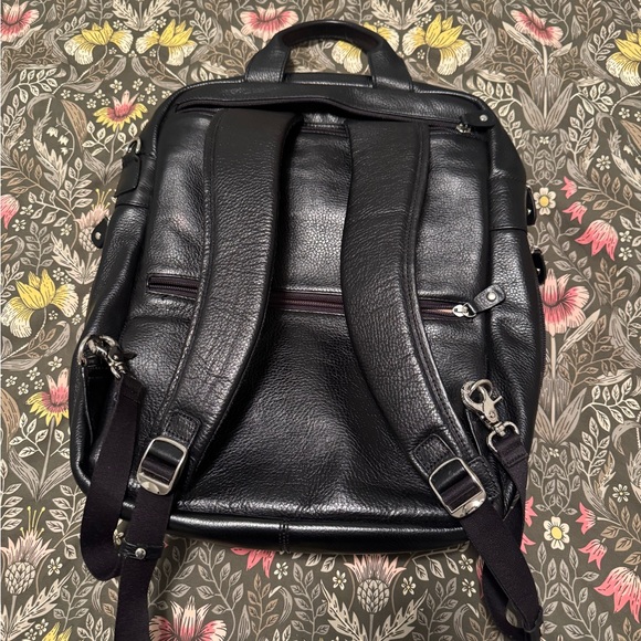 Poppy Barley Black Textured Backpack - Picture 2 of 9